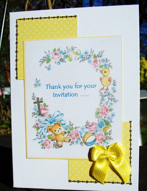 Nanny Gee s Place A Simple Thank You Card