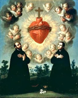 Angels praying Jesus Christ's Sacred Heart pic