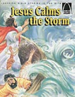 Jesus Calms the Storm CD and Audio book cover page pic