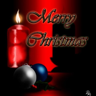 Merry Christmas wishes and Christmas decoration with Candles and Christmas baubles image free Christmas Christian download