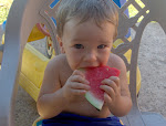 Ryan's First Taste of Watermelon