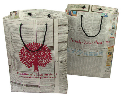 Bolsas de papel reciclado