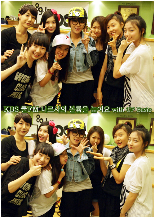 Korean star team :: 한국어 스타 팀 ::: [PIC] GP Basic on radio Narsha's Volume Up