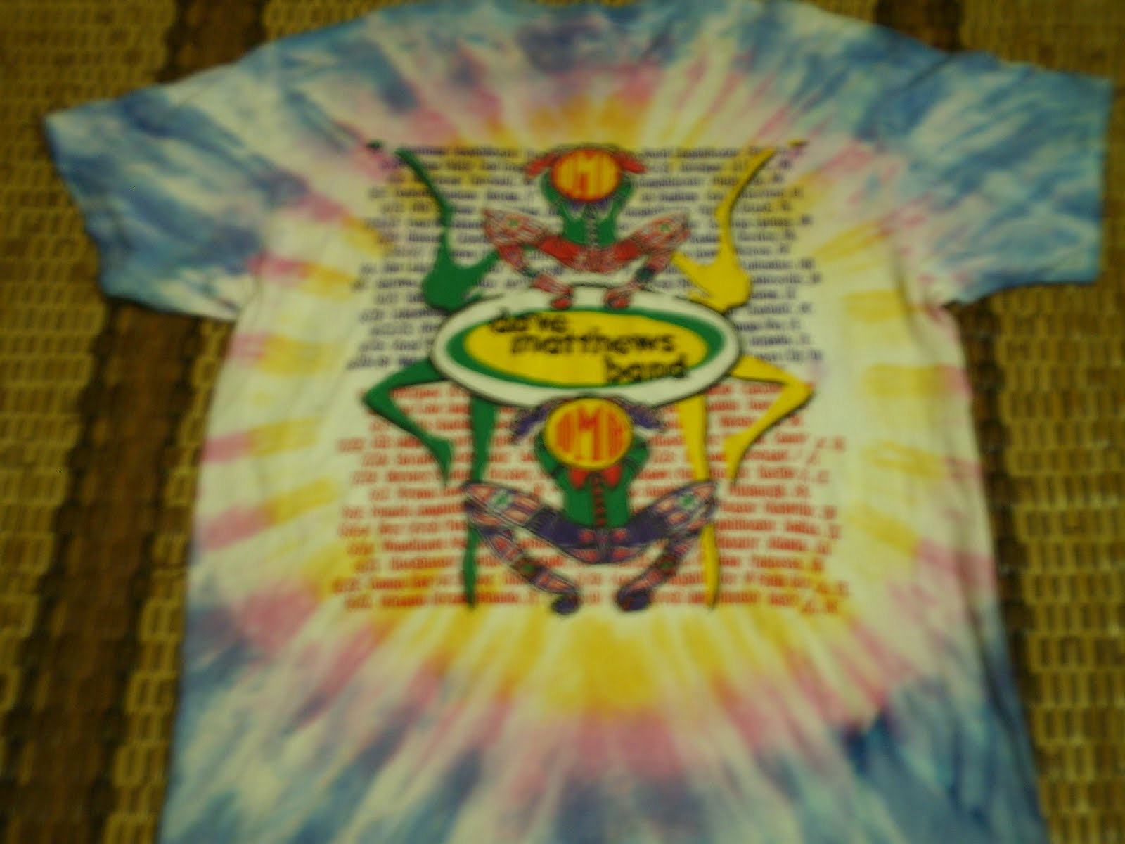 samoksa bundle: SB054- Dave Matthews Band Tie Dye T-Shirt