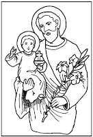 Saint Joseph Coloring Page