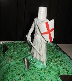 Cake with St. George Topper