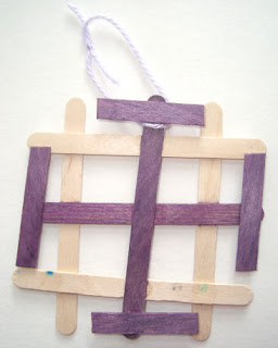 Purple Jerusalem Cross Craft