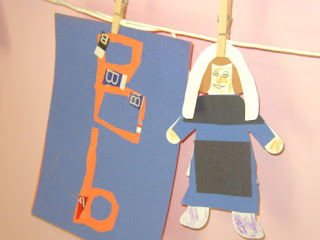 B on garland and St. Bernadette