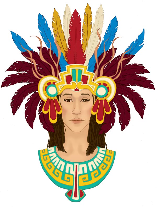 Aztec Goddess Costume.