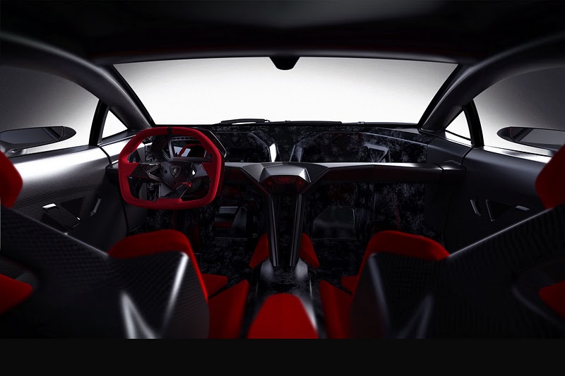 Lamborghini Sesto Elemento Interior Design