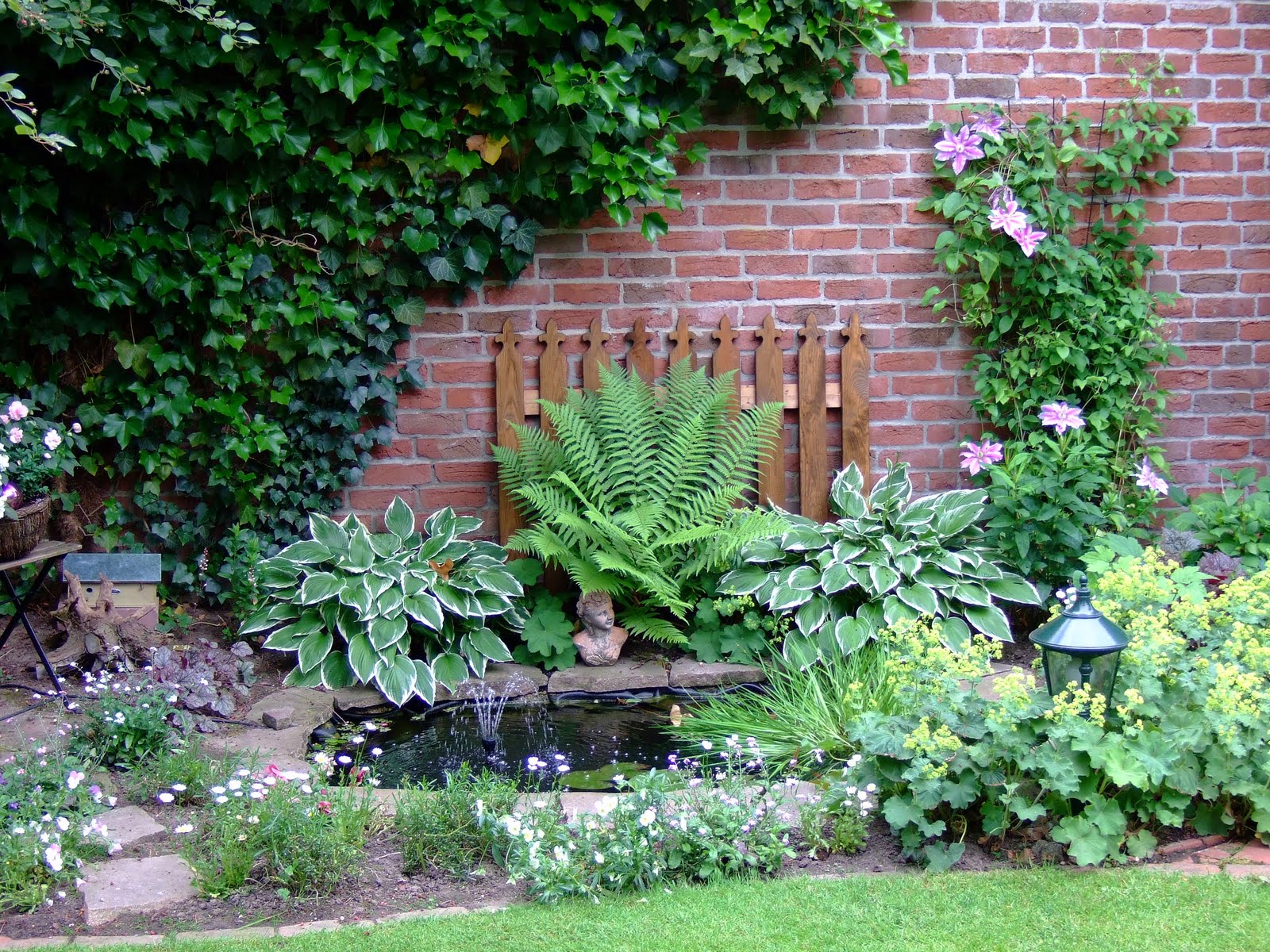 Gartenbuddelei Knotengarten der 1. Schnitt