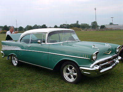 1957 Chevy BelAir coupe owned by Bill and Carol