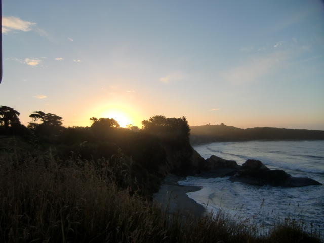 Sunset by our Cape Foul Wind Home Stay
