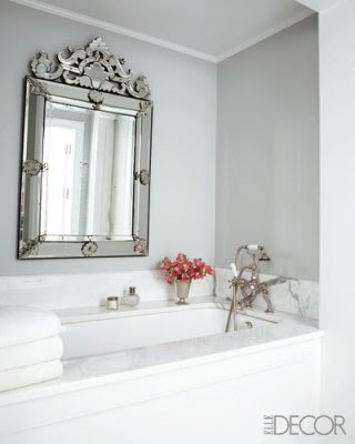 a perfect gray: lovely gray baths