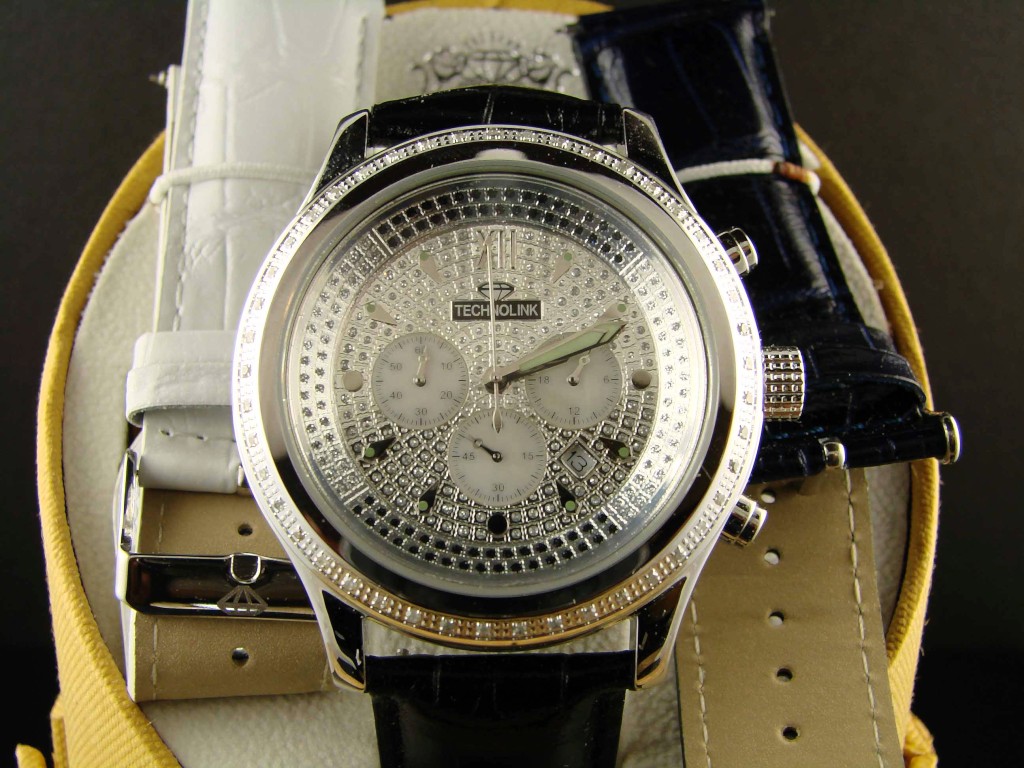 new_york_jewels: TECHNOLINK/JOJO/JOJINO JOE RODEO 50 DIAMONDS WATCH