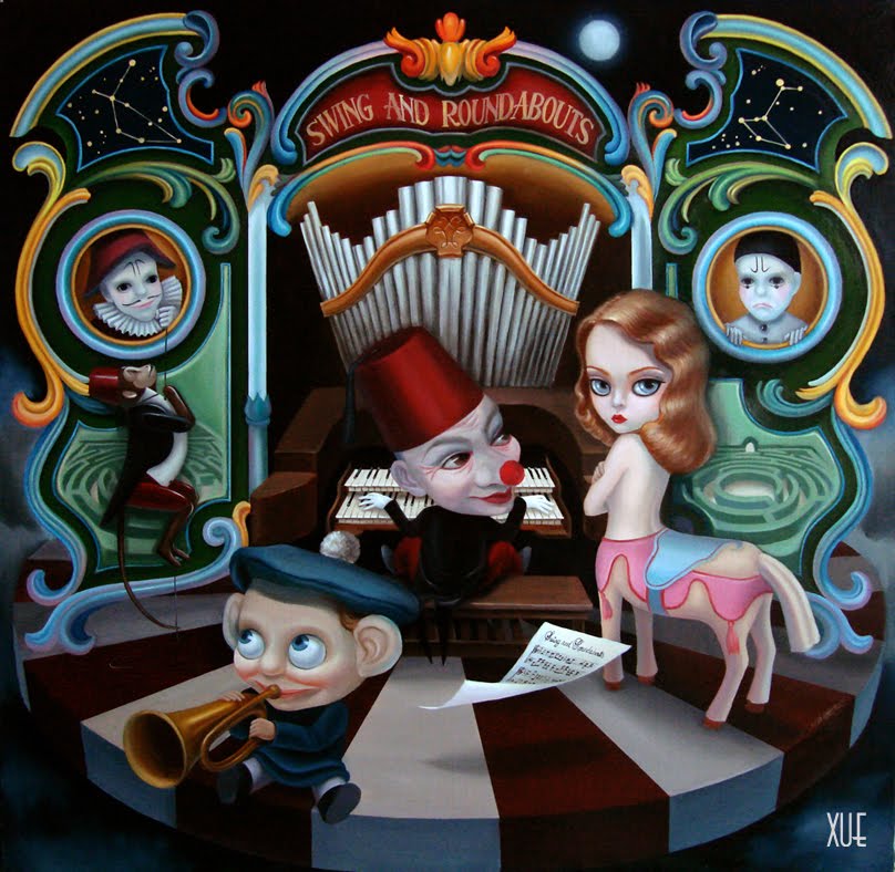 XUE WANG New Series 03... Swing And Roundabouts