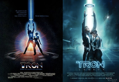 tron 1982, tron legacy movie poster