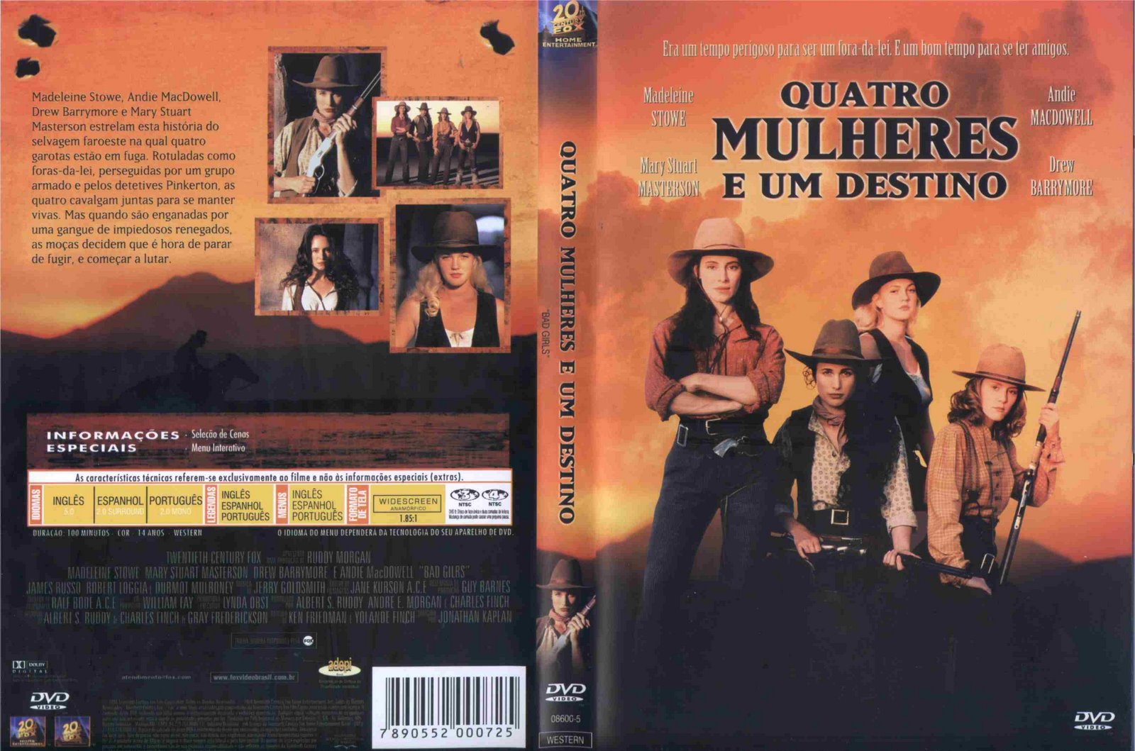 Capas de Fimes de Faroeste Quatro Mulheres e Um Destino Capas de Fimes de Faroeste Quatro Mulheres e Um Destino