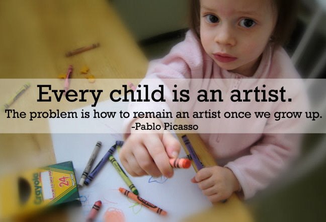 Every child is an artist.