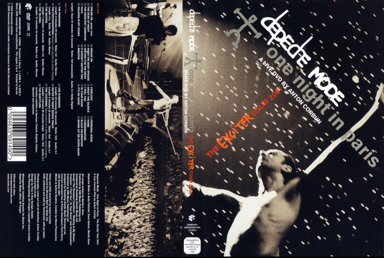 One Night In Paris Depeche Mode MA DVDTHEQUE DOM: 07/22/10