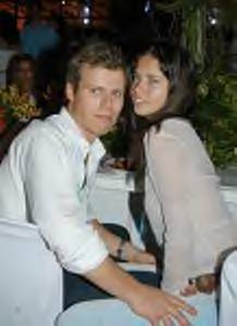 Adriana with former boyfriend Prince Wenzeslaus of Liechtenstein