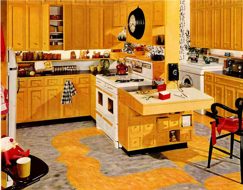 yellow kitchen cabinets title=