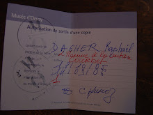 autorisation de copier ,musée d'Orsay./museum authorization .
