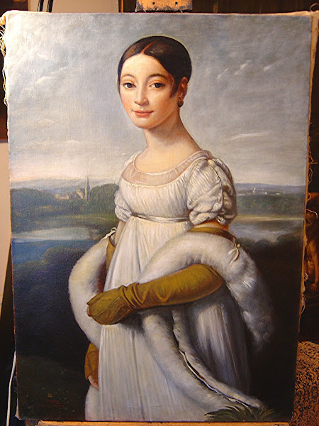 portrait d 'après Ingres.