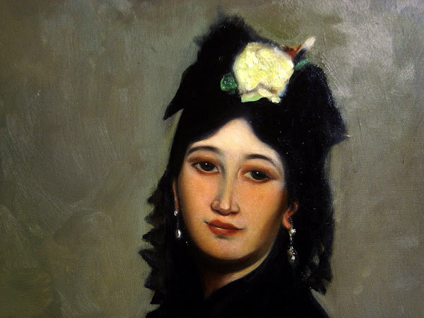 portrait de femme , d 'après Carolus Duran.