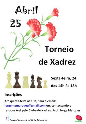 Xadrez Escolar e de Xadrez de Competição: 2009