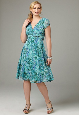 Floral Georgette Dress - Western Women Summer Dress 2010 ~ Ladies ...