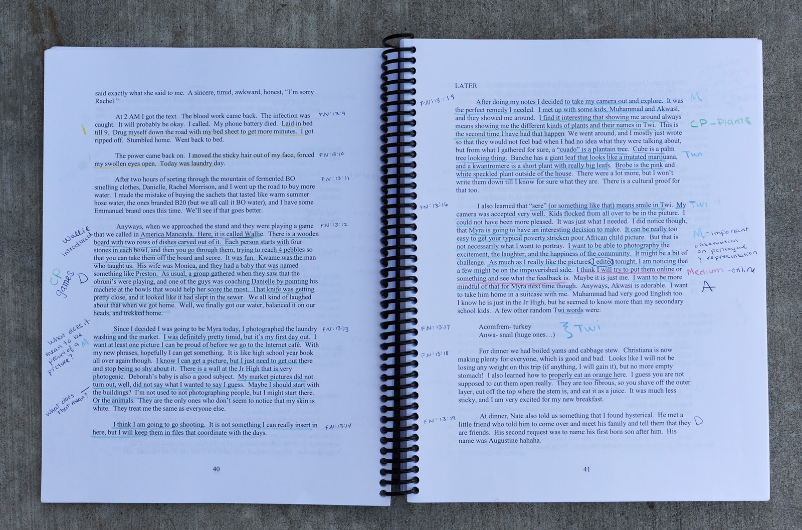 Adventures in Ghana: The Medium of Field Notes