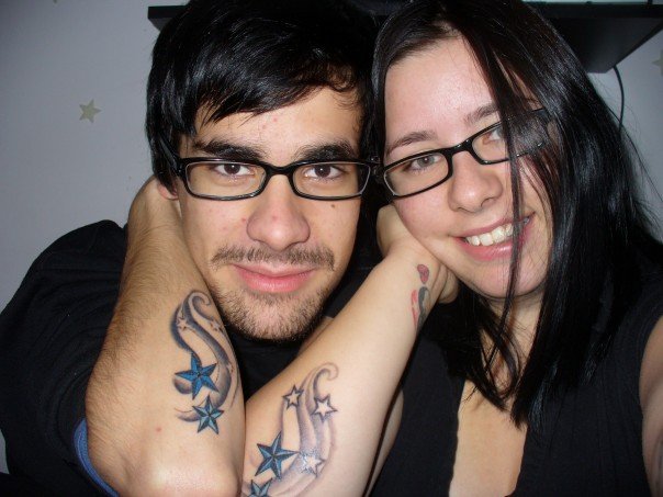 cute matching tattoos for sisters. Matching Tattoos For Husband