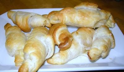 croissant salati al porro