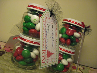 Nap Time Journal: Neighbor Gifts...Snowman Buttons and Treat Jars