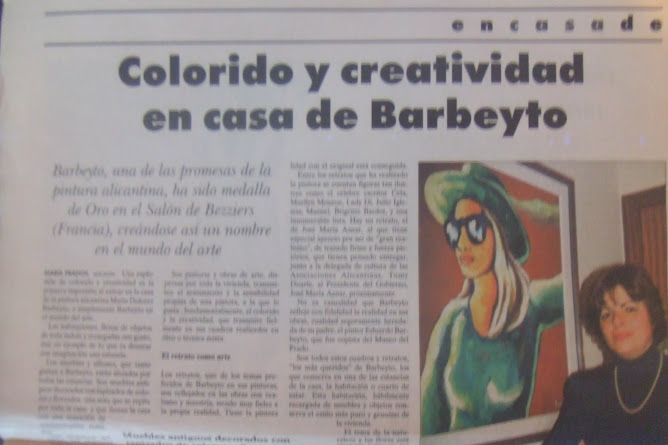 DIARIO "LA PRENSA"-ENTREVISTA A LA PINTORA BARBEYTO