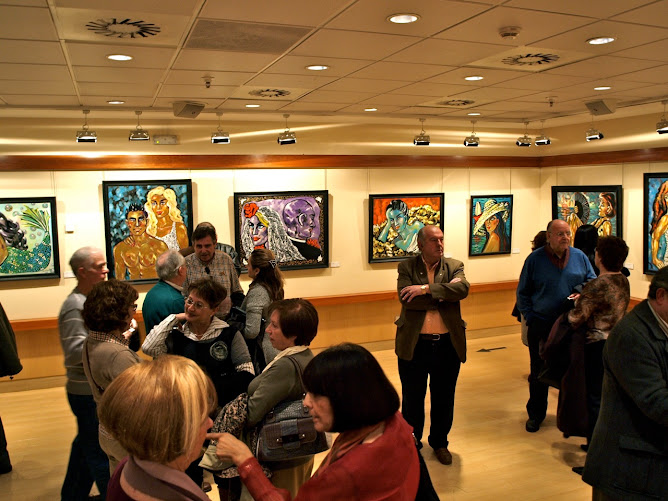 EXPOSICION DE BARBEYTO EN EL CORTE INGLES DE ALICANTE