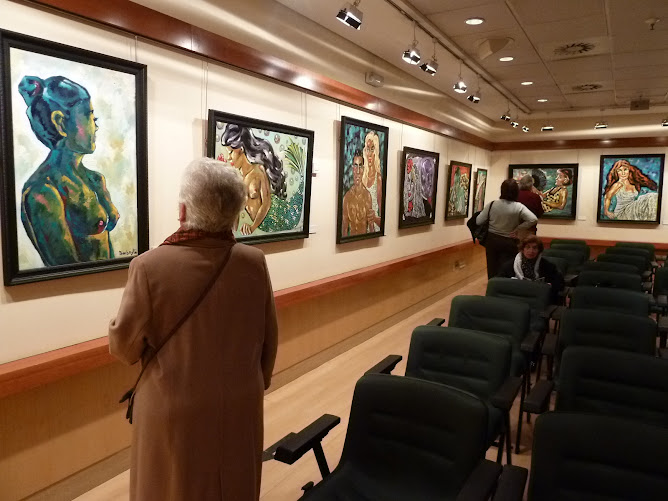 OBRA DE BARBEYTO-EXPOSICION DE BARBEYTO EN EL CORTE INGLES DE ALICANTE