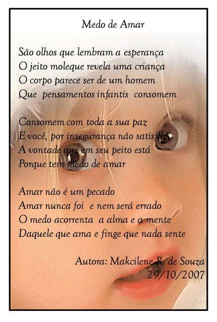 Para amar alguém é preciso conhecer a fundo este sentimento para não confundir amor e sofrimento...