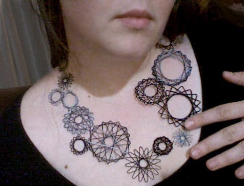 spirograph string art