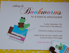 Back to School BookWorm Party! {PLUS Free Printables!}