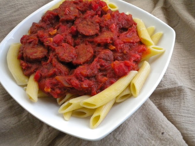 spanish chorizo pasta recipe Chorizo pasta tomato