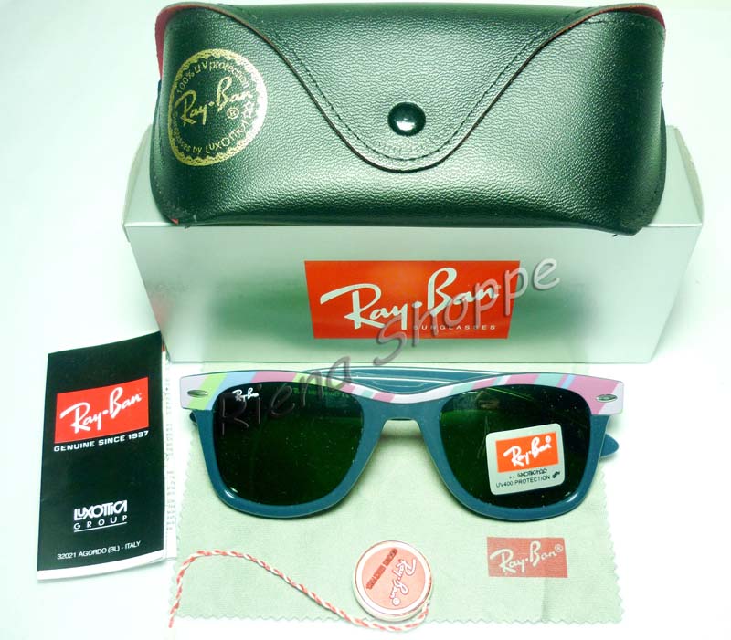RIENA SHOPPE: Ray-Ban Wayfarer II RB2143 Stripes