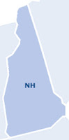NH state outline