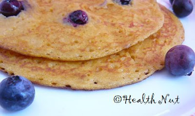 Sweet Potatoes Blueberry pancakes,a probe into another Super food.