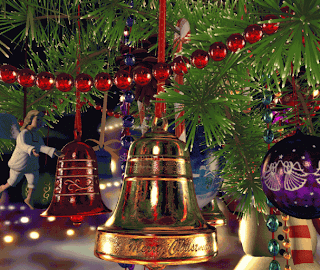 Hanging Jingle Bells Wallpaper