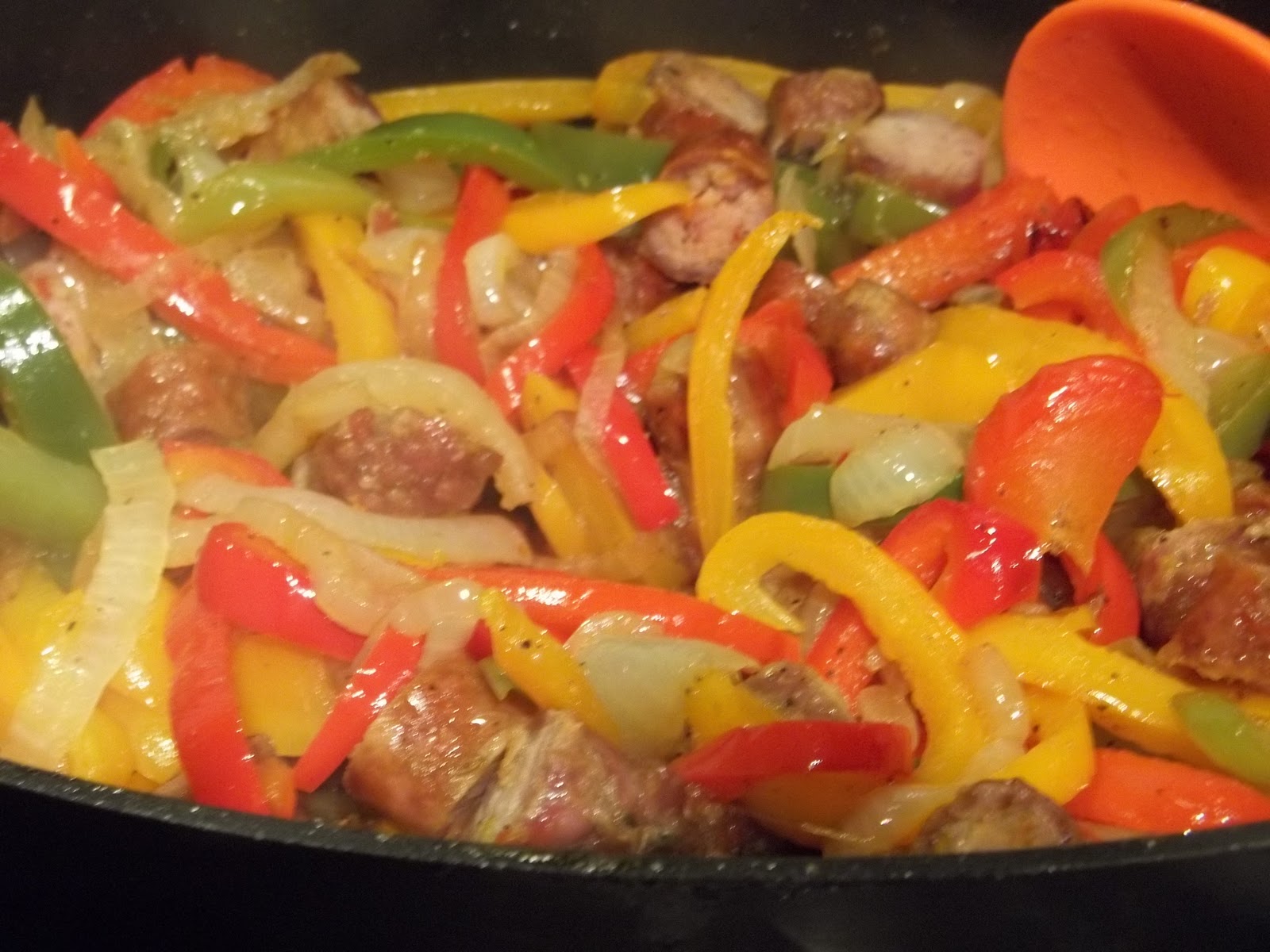 Creations of a Jersey Girl Sausage, Peppers, and Onions...OH MY!!