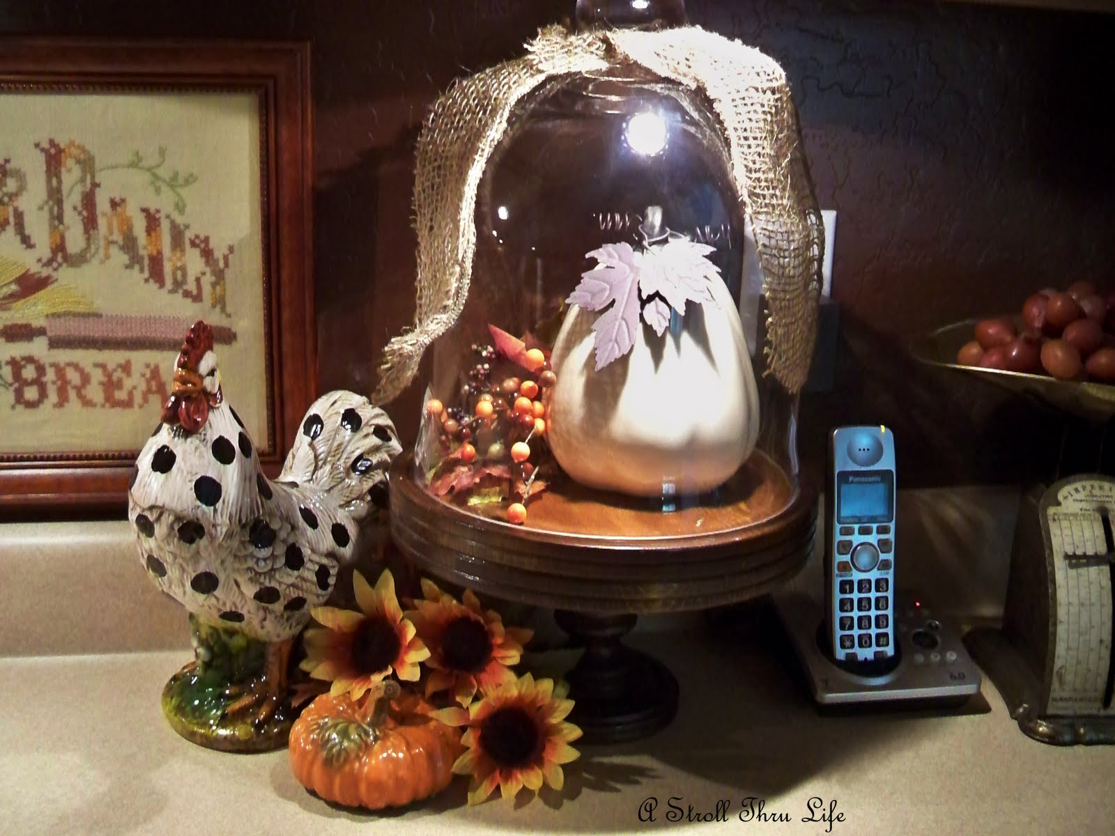 Cloches and Fall Decorating