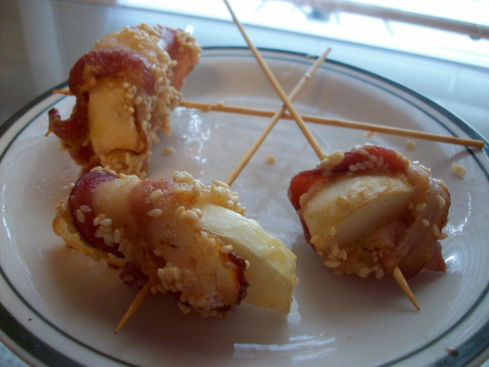 Lauralicious in DC Sesame and BaconWrapped Turnips