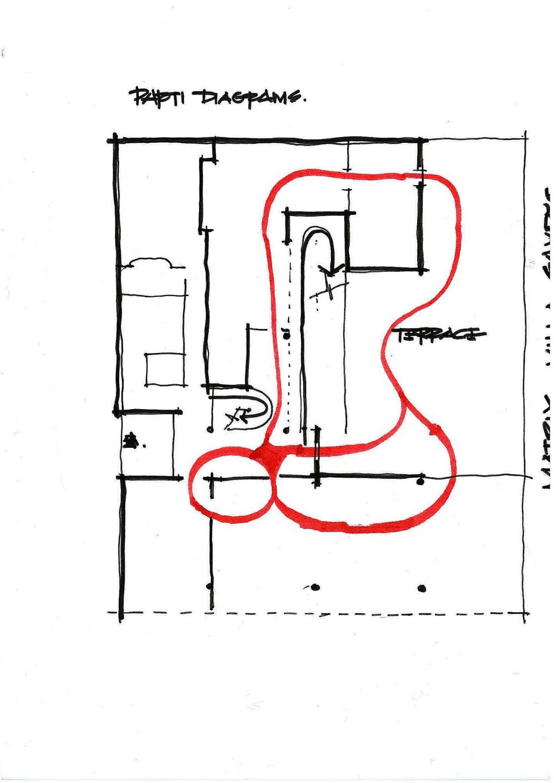 Nicholas Bolianitis: PARTI DIAGRAM CONCEPT SKETCHES